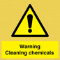 WN5807: Warning cleaning chemicals