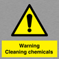 WN5807: Warning cleaning chemicals