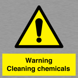 WN5807: Warning cleaning chemicals