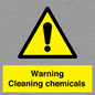 WN5807: Warning cleaning chemicals