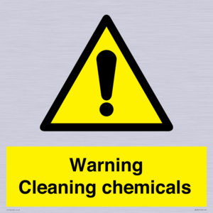 WN5807: Warning cleaning chemicals