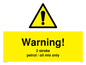 WN5839: Warning 2 stroke Petrol/oil mix only