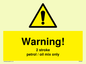 WN5839: Warning 2 stroke Petrol/oil mix only