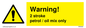 WN5839: Warning 2 stroke Petrol/oil mix only