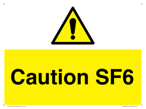 WN5867: Caution SF6