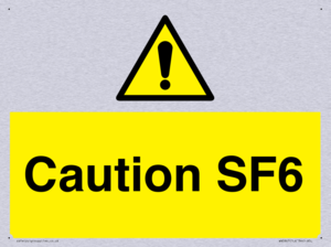 WN5867: Caution SF6