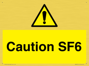 WN5867: Caution SF6