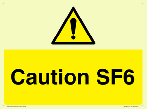 WN5867: Caution SF6