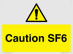 WN5867: Caution SF6