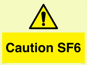 WN5867: Caution SF6