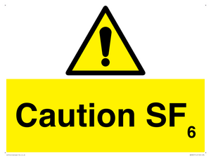 WN5867: Caution SF6