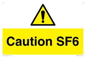 WN5867: Caution SF6