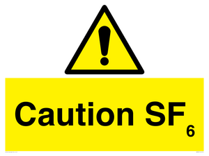 WN5867: Caution SF6