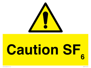 WN5867: Caution SF6