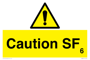 WN5867: Caution SF6