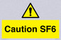 WN5867: Caution SF6