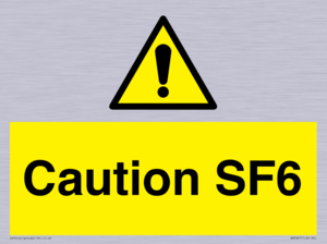 WN5867: Caution SF6