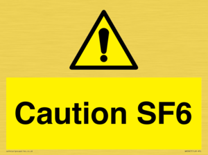 WN5867: Caution SF6