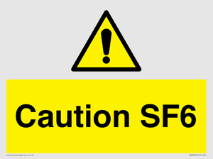 WN5867: Caution SF6