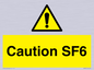 WN5867: Caution SF6