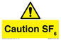 WN5867: Caution SF6