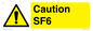 WN5867: Caution SF6