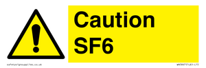 WN5867: Caution SF6