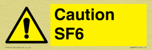 WN5867: Caution SF6