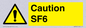 WN5867: Caution SF6