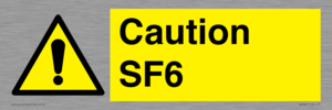 WN5867: Caution SF6