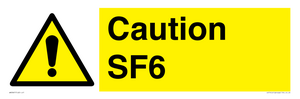 WN5867: Caution SF6
