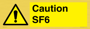 WN5867: Caution SF6