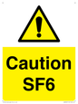 WN5867: Caution SF6
