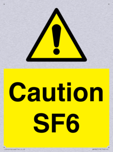 WN5867: Caution SF6