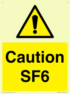 WN5867: Caution SF6