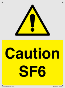WN5867: Caution SF6