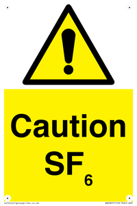 WN5867: Caution SF6