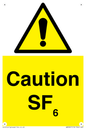 WN5867: Caution SF6