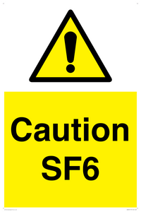 WN5867: Caution SF6