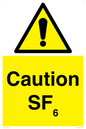 WN5867: Caution SF6
