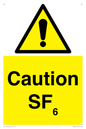 WN5867: Caution SF6