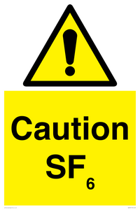 WN5867: Caution SF6