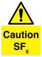 WN5867: Caution SF6