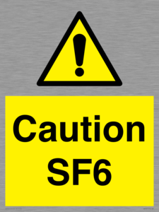 WN5867: Caution SF6