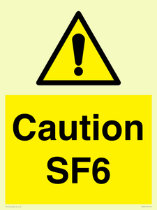 WN5867: Caution SF6