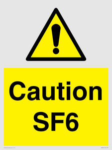 WN5867: Caution SF6