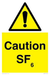 WN5867: Caution SF6