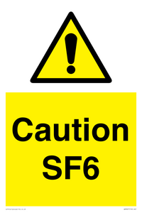 WN5867: Caution SF6
