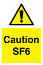WN5867: Caution SF6