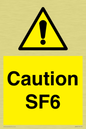 WN5867: Caution SF6